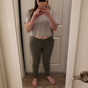 Soft Green Khakis